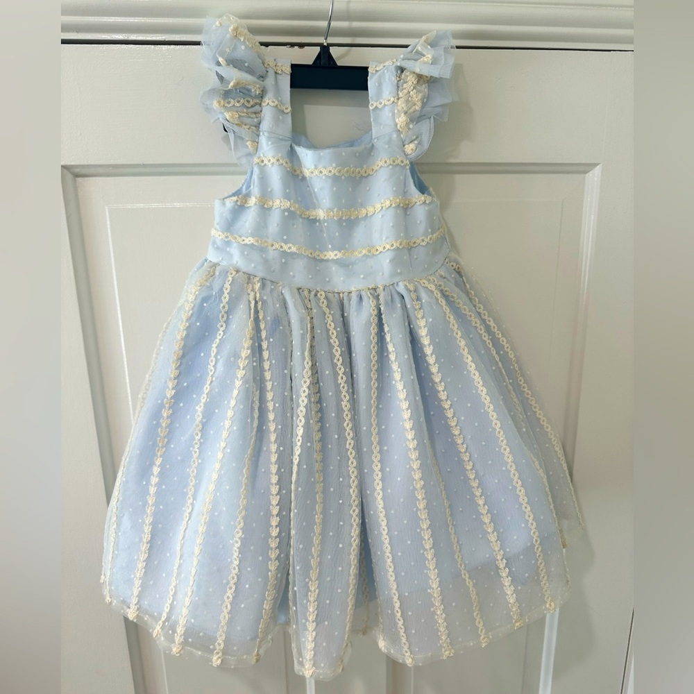 Pastourelle by Pippa & Julie Swiss dot empire waist embroidered princess dress